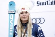 Vonn looks on at the Audi FIS Alpine Ski World Cup - Men's and Women's Super G - (Source: Getty)